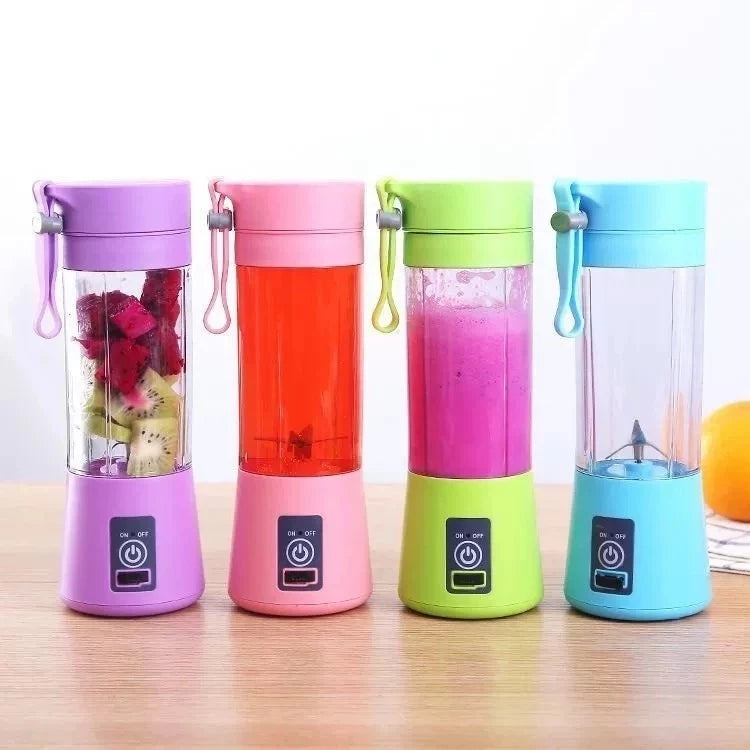 Mini Liquidificador Portátil Shake 6 Laminas + Cabo USB-SE3095
