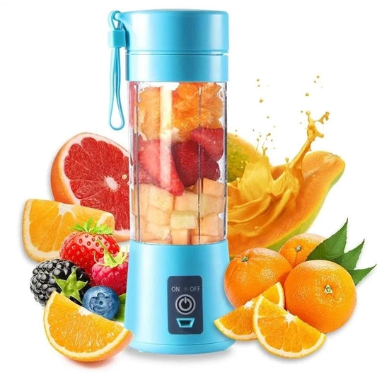 Mini Liquidificador Portátil Shake 6 Laminas + Cabo USB-SE3095