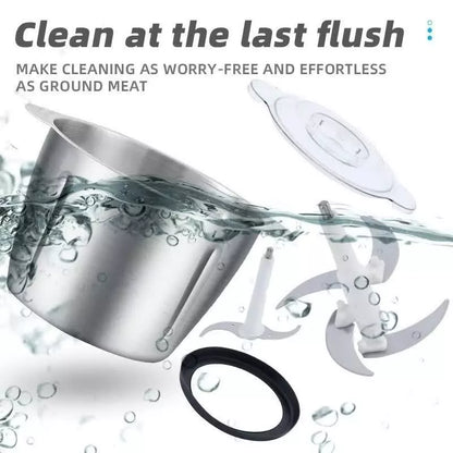 Picador De Alimentos Moedor De Carne Mixer Elétrica Processador Cozinha Casa Alho