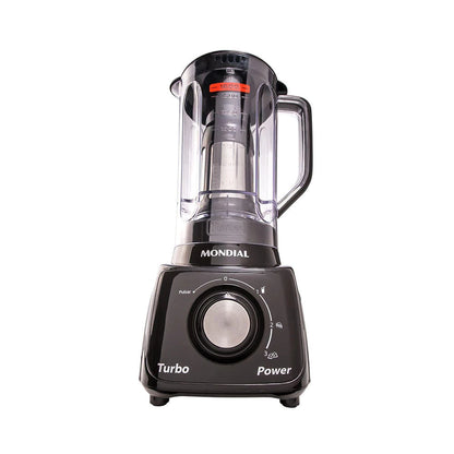 Liquidificador Mondial Turbo Power L-99 FB Preto com Filtro 3 Velocidades 550W - 220V