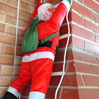 Papai Noel  Escalador Subindo Escada